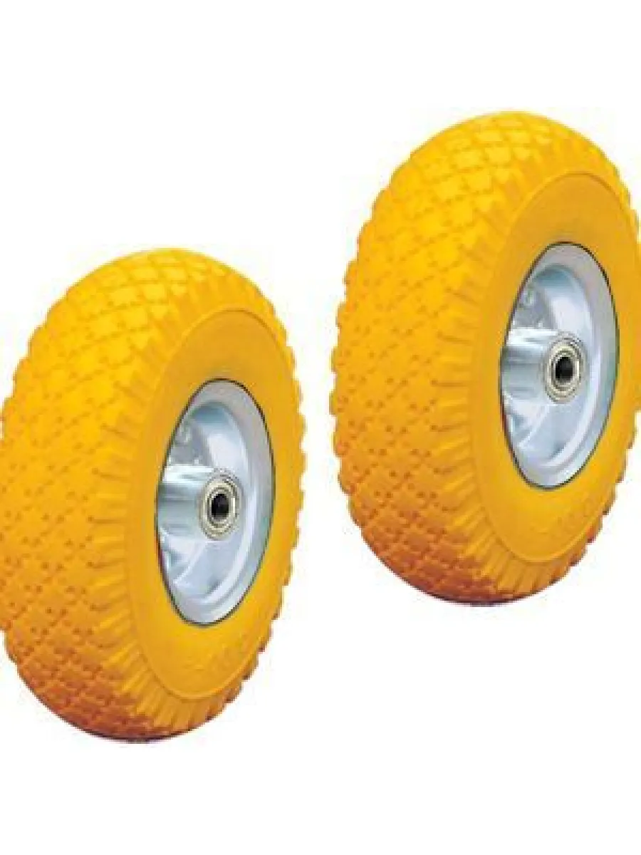 PU 1804 Колесо пенополиуретан 260 мм, мет. обод, симм., шарикоп. (грузопод.120кг)