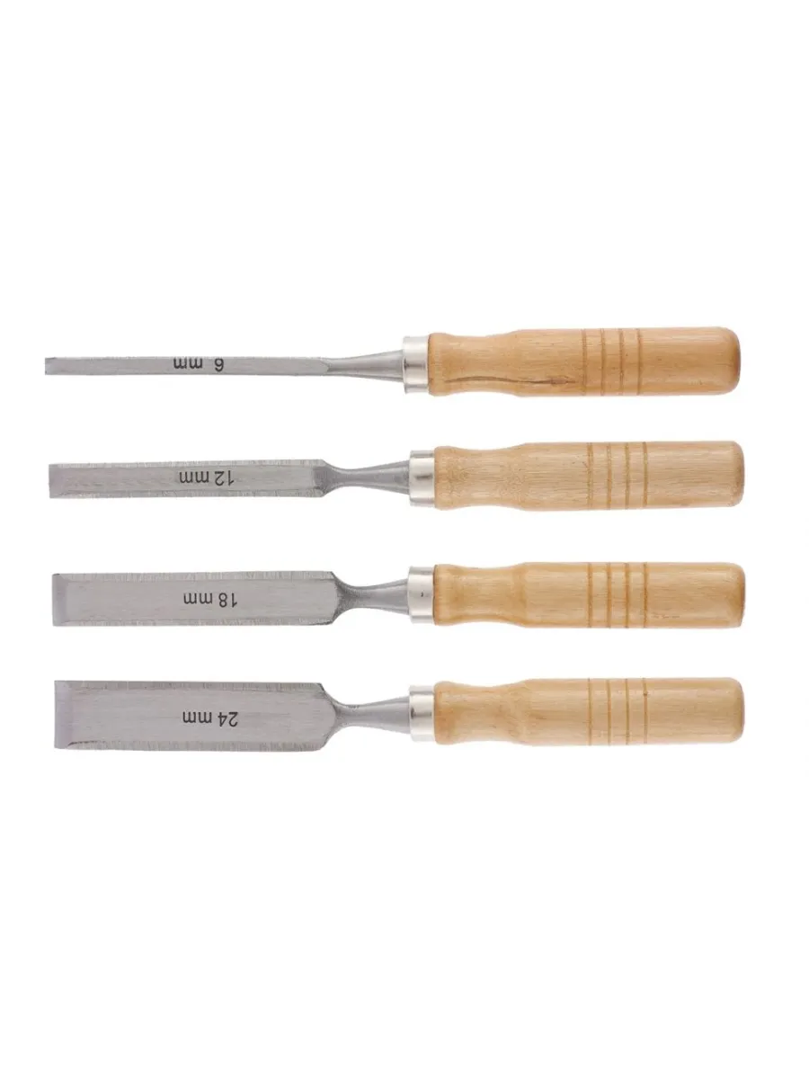 Набор долот-стамесок плоские 8-12-18-24/6-12-18-25