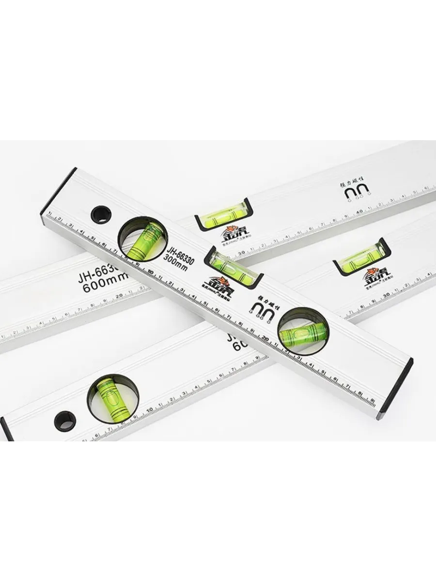 Уровень алюминиевый  400 мм, 3 глазка (1 зеркальный) магнитный фрезерованный, усиленный (LASTING TOOLS)