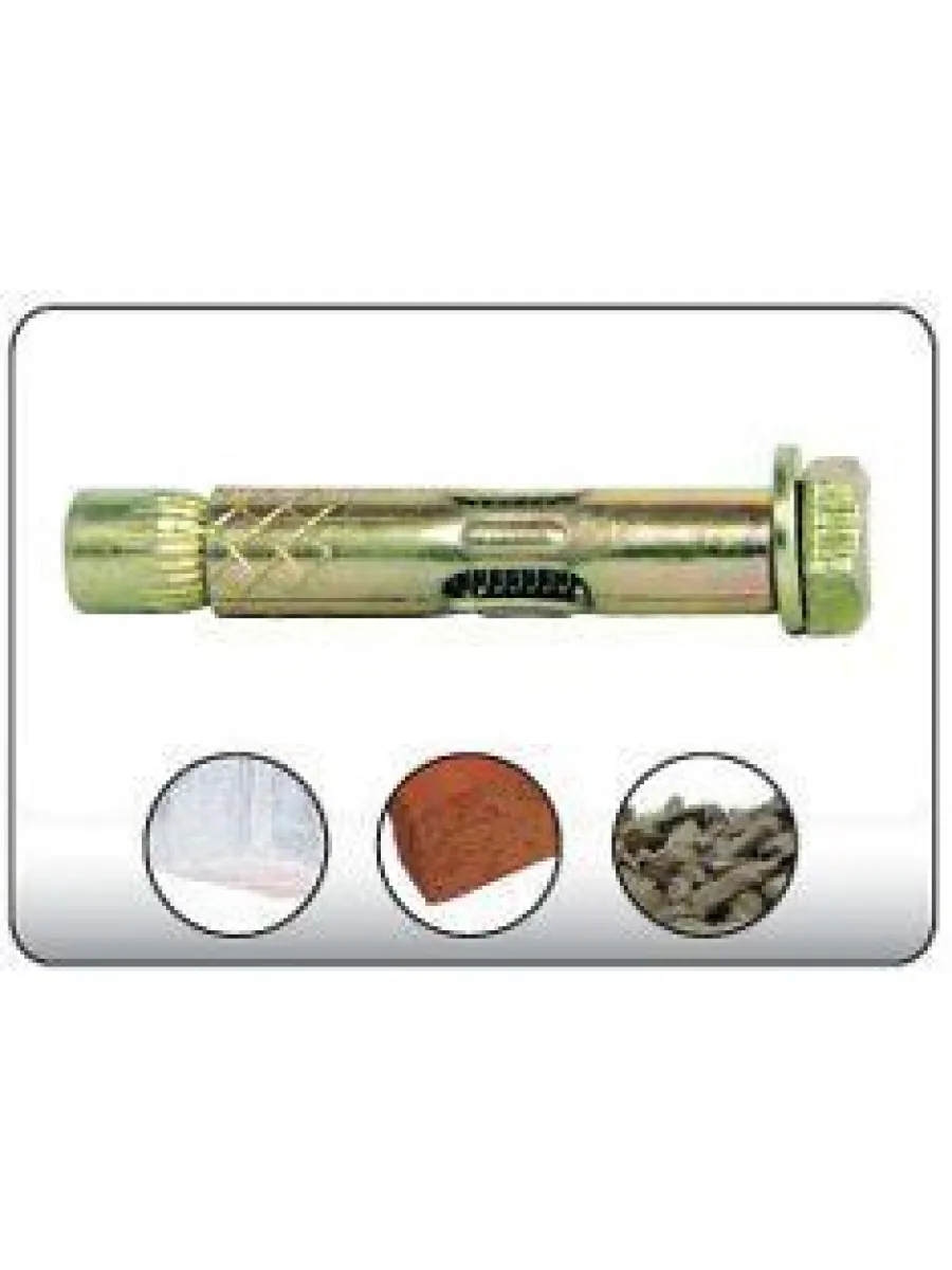 Анкерный болт с шестигранной головкой 10х100