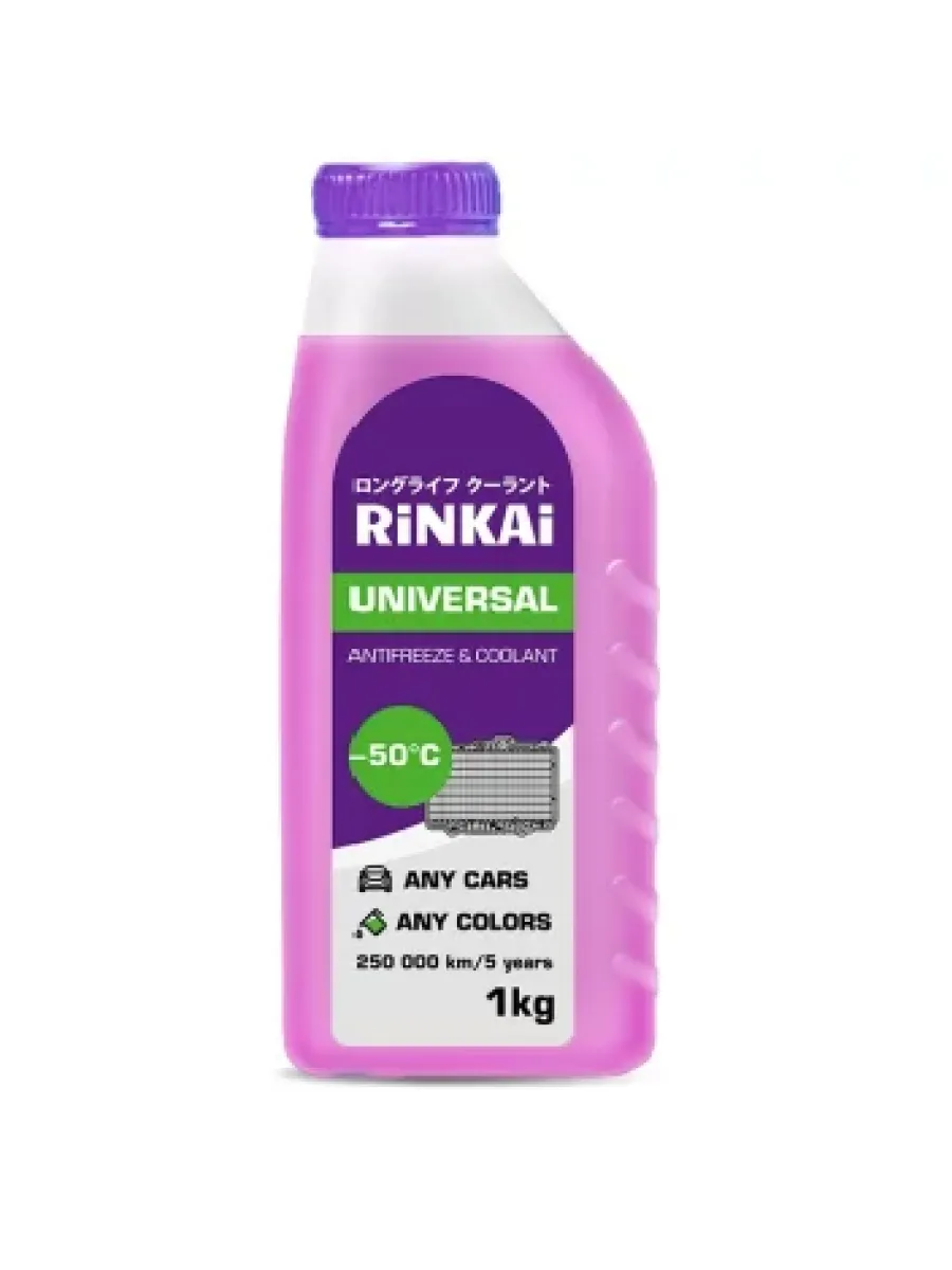 Антифриз RINKAI G12++ Universal -50С (1кг) ч/з