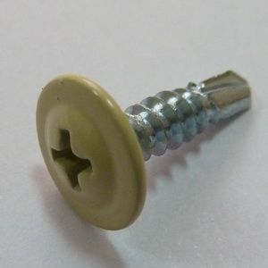 Саморезы с п/ш сверло 4,2х19 1014 слоновая кость (упаковка 1000шт.) POWER FASTEN