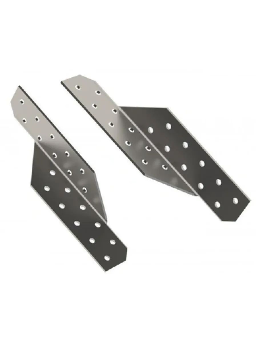 Держатель балки левый, оцинк. 250х40х40 (250х30х30)