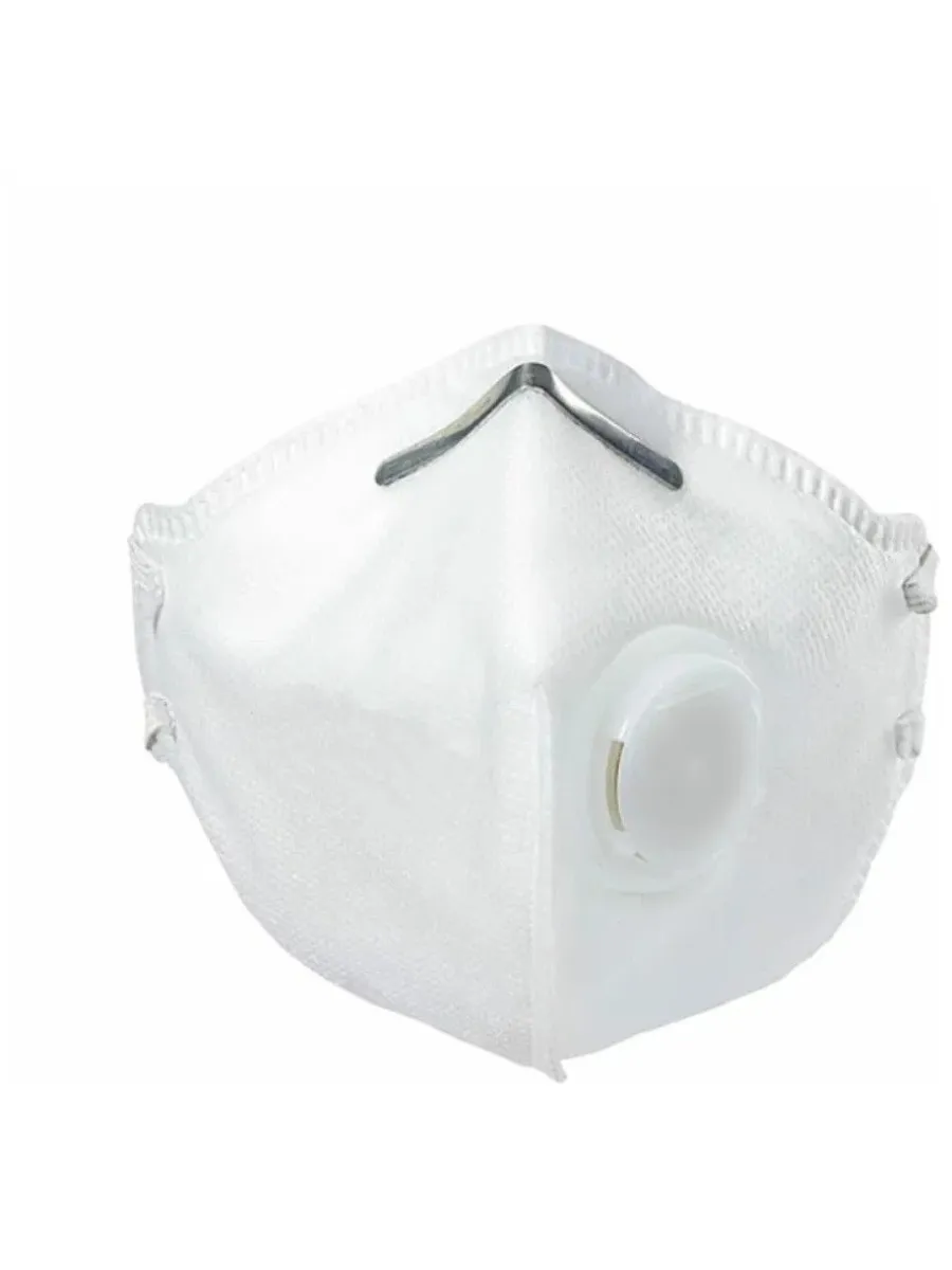 Полумаска фильтрующая (респиратор) FFP1, складная, с клапаном выдоха (25шт. упак)