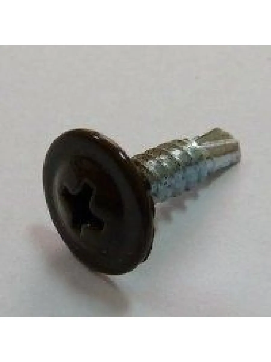 Саморезы с п/ш сверло 4,2х32 8017 темно-коричневый