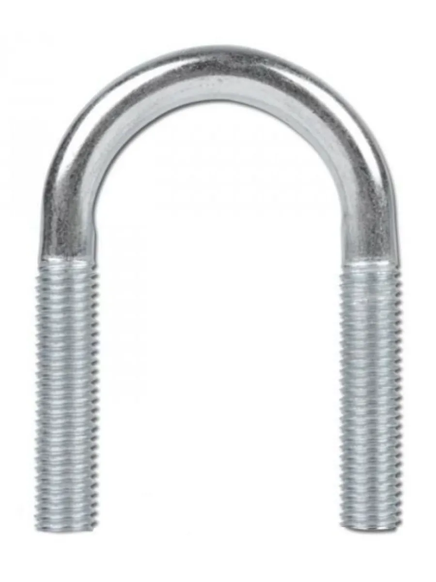 Скоба U-образная DIN 3570  (40-49-52мм) 1 1/2" М8 цинк 