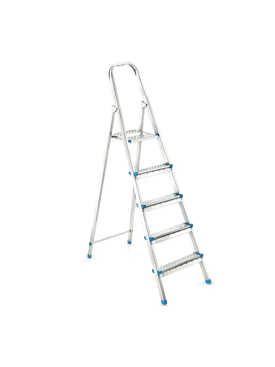 Лестница-стремянка  8 ступеней, стальная оцинкованная, 1,65/2,24м