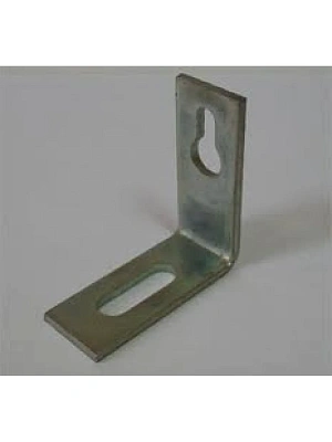 Уголок бытовой/кронштейн мебельный цинк/желт. 46х46х15х3,0мм