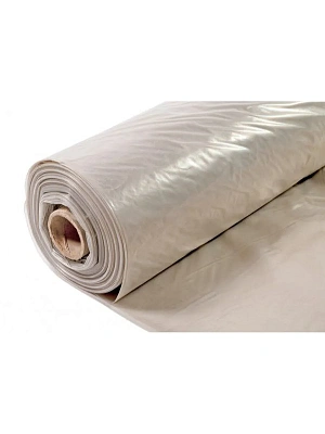 Пленка ПВД полиэтиленовая прозрачная 1500 мм*200мкм (рулон 50 метров) техническая