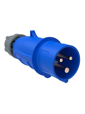 Вилка кабельная переносная 32А IP44 200-250В 2Р+РЕ