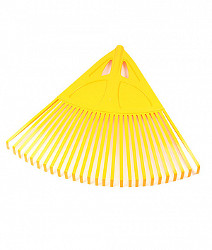 Грабли веерные PROTEX "УМЕЛЕЦ" желтые веер 60 см, без черенка (под 25мм)
