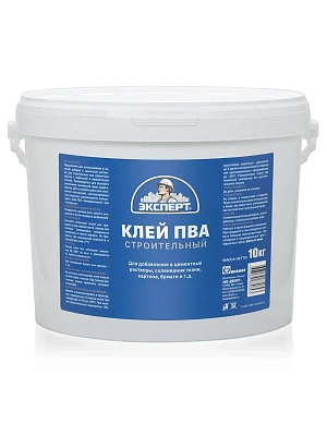 Клей ПВА строительный -30С° ЭКСПЕРТ 10кг