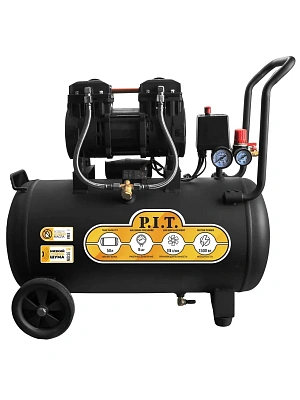 Компрессор безмасляный P.I.T. PAC50-C1, 1,5кВт.