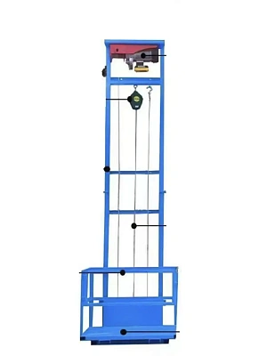 Подъемник одномачтовый с тросом 10м 500кг FORCE LIFTING