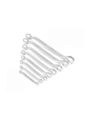 Набор ключей накидных 6-24 (8шт) сат.фин. HORTZ