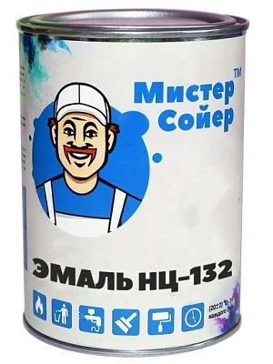 Эмаль НЦ-132 красная (3 кг)