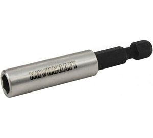 Адаптер магнитный для бит 100 мм, хром, хвостовик 1/4" CRAFTMATE/NovoCRAFT