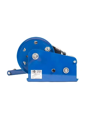 Лебедка ручная барабанная шестеренная BHW 2600 г/п 1,0 тн длина троса 10 м