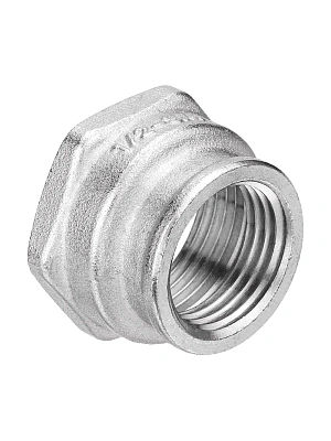 Муфта никелированная переходная 15х20 г/г (1/2х3/4")