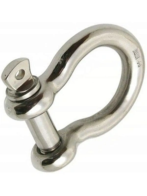 Скоба такелажная ОМЕГА-образная АРТ 8260 А4 НЕРЖАВЕЙКА  8мм