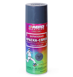 Спрей-краска 84 (серая) 272 мл (226 г) ABRO MASTERS