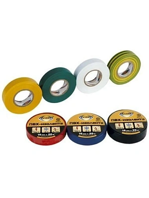 Изолента синяя ПВХ 15мм х 10м AVIORA