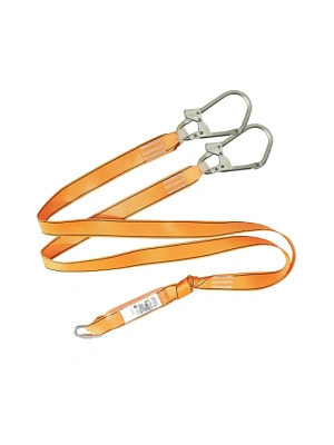 Строп аАд+КС (лента) с амортизатором и двумя монтажными карабинами