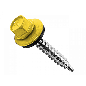 Саморезы ш/г 1018 желтый 4,8х28 (упаковка 650шт.) POWER FASTEN