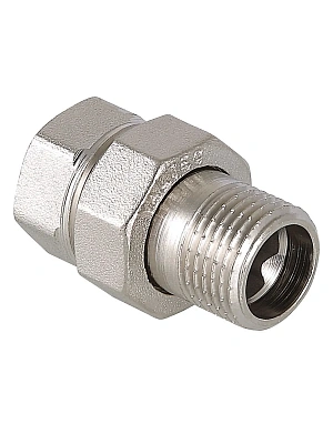 Соединение прямое никелированное 25 г/ш (1")