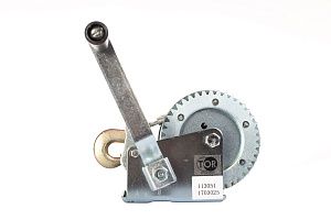 Лебедка ручная барабанная шестеренная FD 1200 г/п 0,5 тн длина троса 10 м FORCE LIFTING