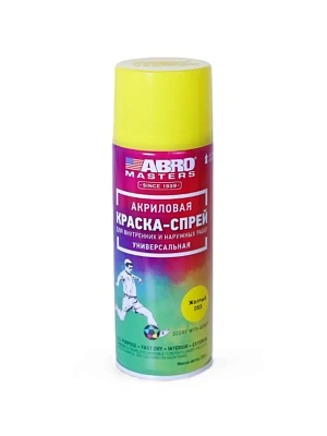 Спрей-краска 53 (желтая) 272 мл (226 г) ABRO MASTERS