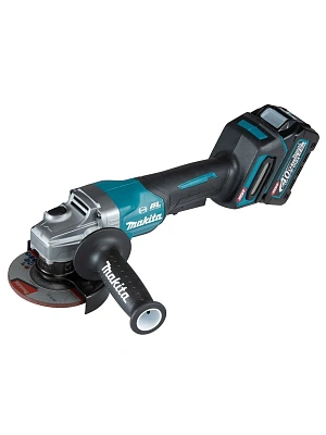 Углошлифовальная машина аккумуляторная Makita XGT GA012GM201, 40В, 115мм