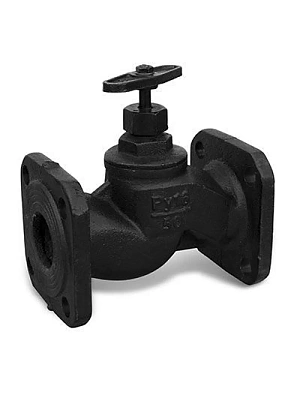 Вентиль чугунный фланцевый 15кч19п Ду 25 Ру 16 AQUA LIFE