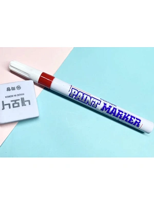 Маркер-краска ширина линии 2мм красный MunHwa (упаковка 12шт)