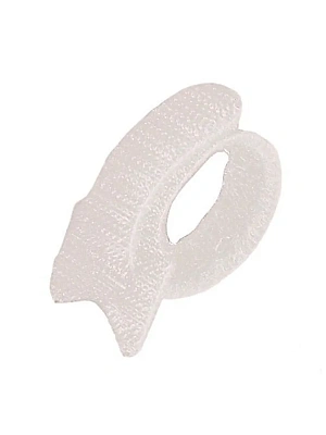 Стяжка кабельная на липучке КСВ белая 12х135