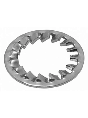 Шайба DIN 6798 J 10 стопорная с внутренними зубьями