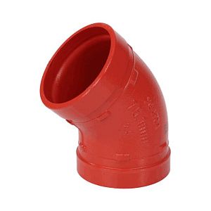 Отвод п/муфту 45гр Ду 32(Дн42) грувлок AQUA LIFE