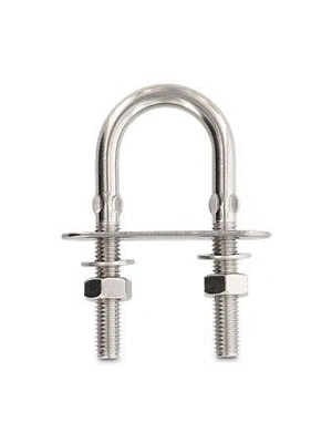 Болт-скоба U-образный (с двумя гайками и шайбами) ART 8230 А2  4х64мм НЕРЖАВЕЙКА