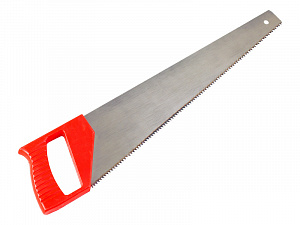 Ножовка 500 мм по дереву шаг зубьев 8 мм, пластиковая рукоятка