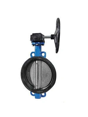 Затвор дисковый Ду 100 с редуктором  