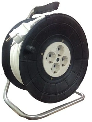 Удлинитель на катушке ПВС 3х2,5 кв мм 20 м, 3500 Вт, 4 гнезда, 16А