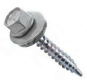 Саморезы ш/г 7004 серый 4,8х28 (упаковка 650шт.) POWER FASTEN