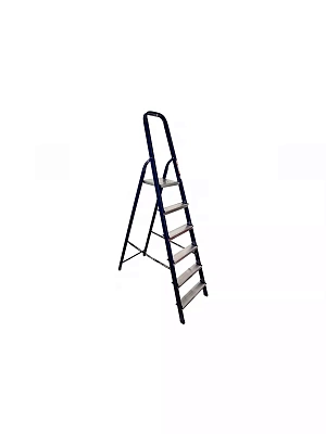 Лестница-стремянка  6 ступеней, стальная 1,24/1,98м/ALUMET
