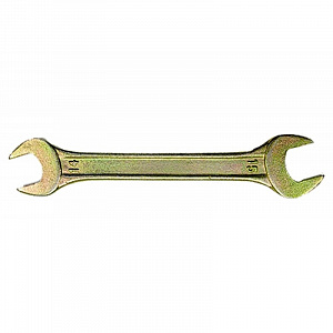 Ключ рожковый двусторонний  6х7 мм хром/цинк