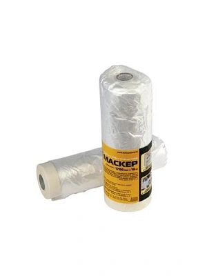 Пленка защитная 1,8м*15м*7мкм с клейким слоем полиэтиленовая AVIORA