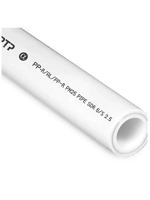 Труба полипропиленовая  75х12,5 мм горячая вода Ру 25 армированная алюминием (длина 4 метра) РТП