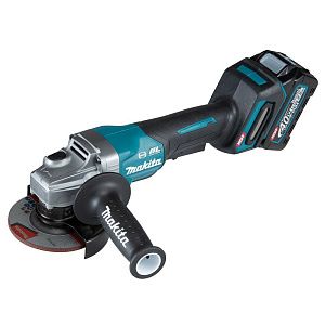 Углошлифовальная машина аккумуляторная Makita XGT GA012GM201, 40В, 115мм