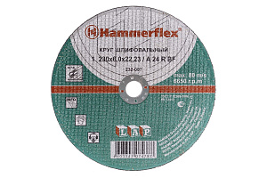 Круг шлифовальный 230x6,0x22,23мм A24 по металлу HammerFlex