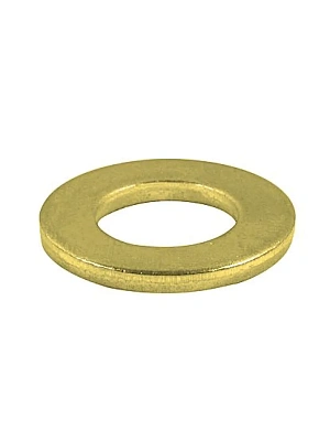 Шайба DIN 125 плоская ЛАТУНЬ 16