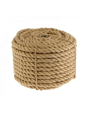 Веревка джутовая, d 29 мм L100 м